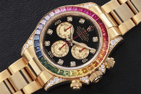 rolex daytona rainbow цена|Rolex rainbow diamonds.